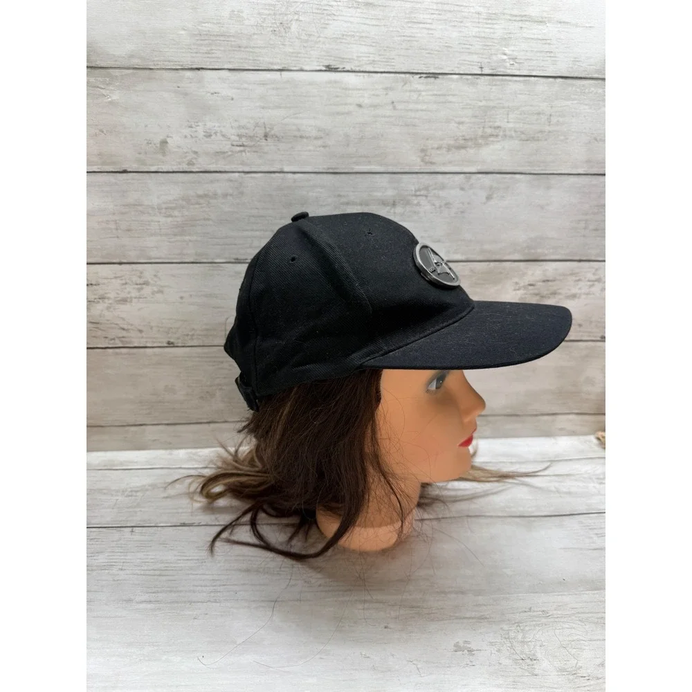 Vintage Lost in Space Movie Promo Hat Black Nissun Cap Metal Logo Adjustable